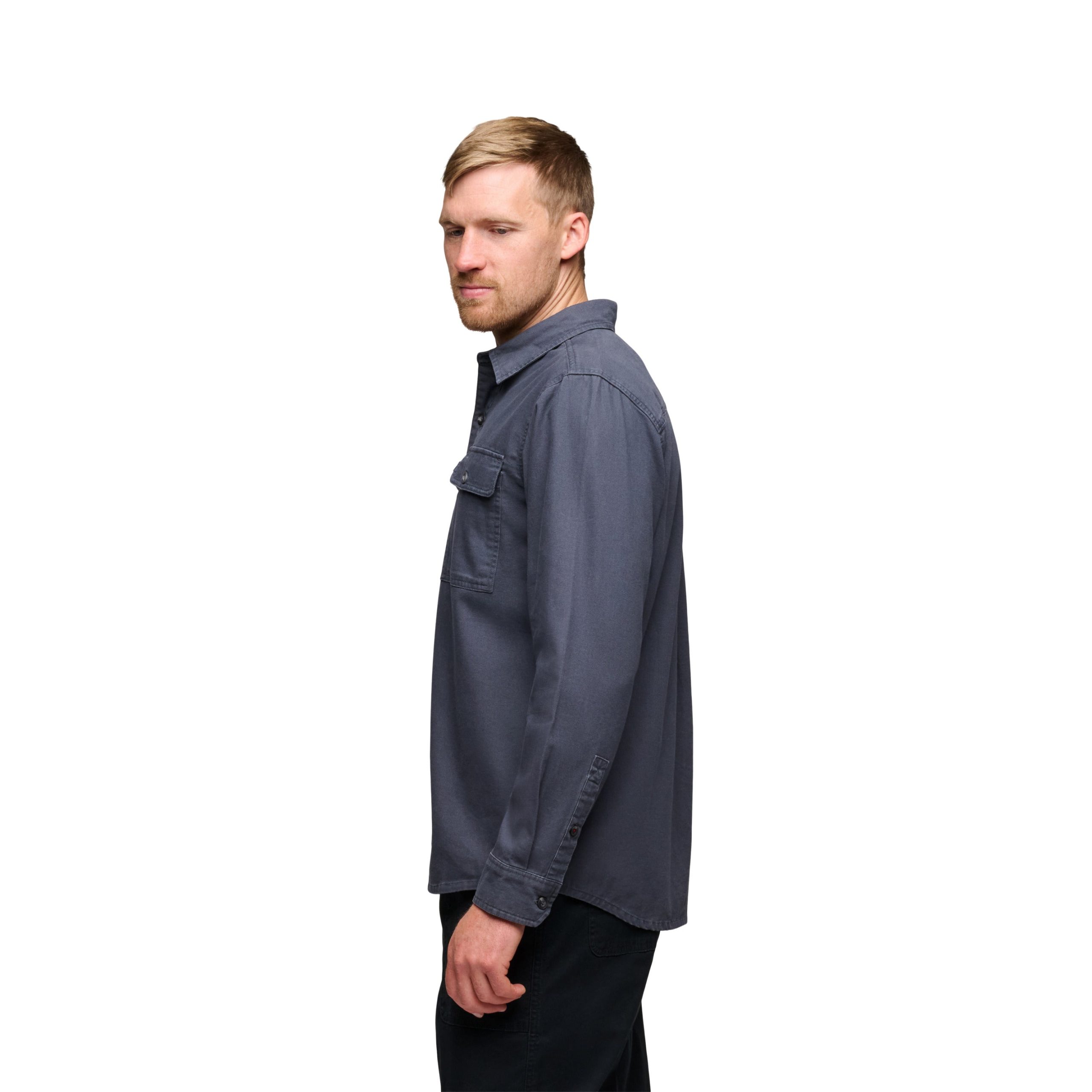 Men's Canvas Long Sleeve Shirt - Image 3